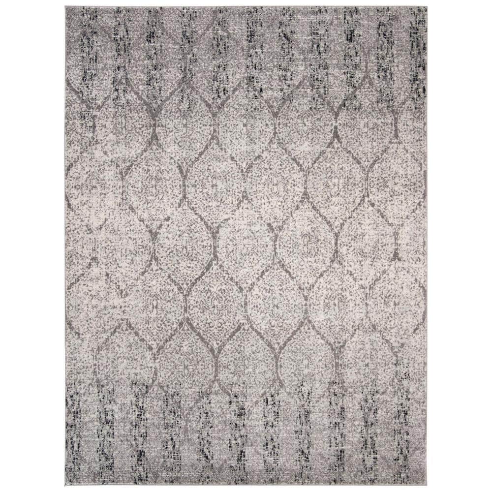 Madison Grey/Ivory 10 ft. x 14 ft. Medallion Geometric Area Rug price history on PriceWatchPro