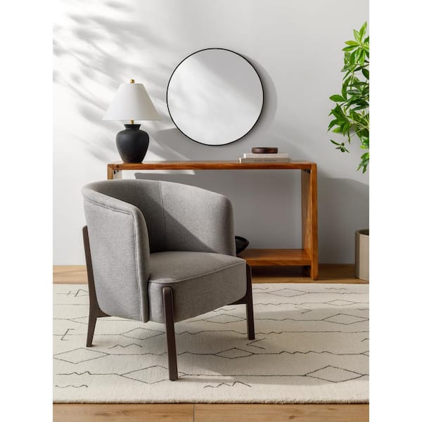 Unbranded Rayne Modern Accent Chair, Light Grey, 29 in. H x 25 in. W x 30 in. D