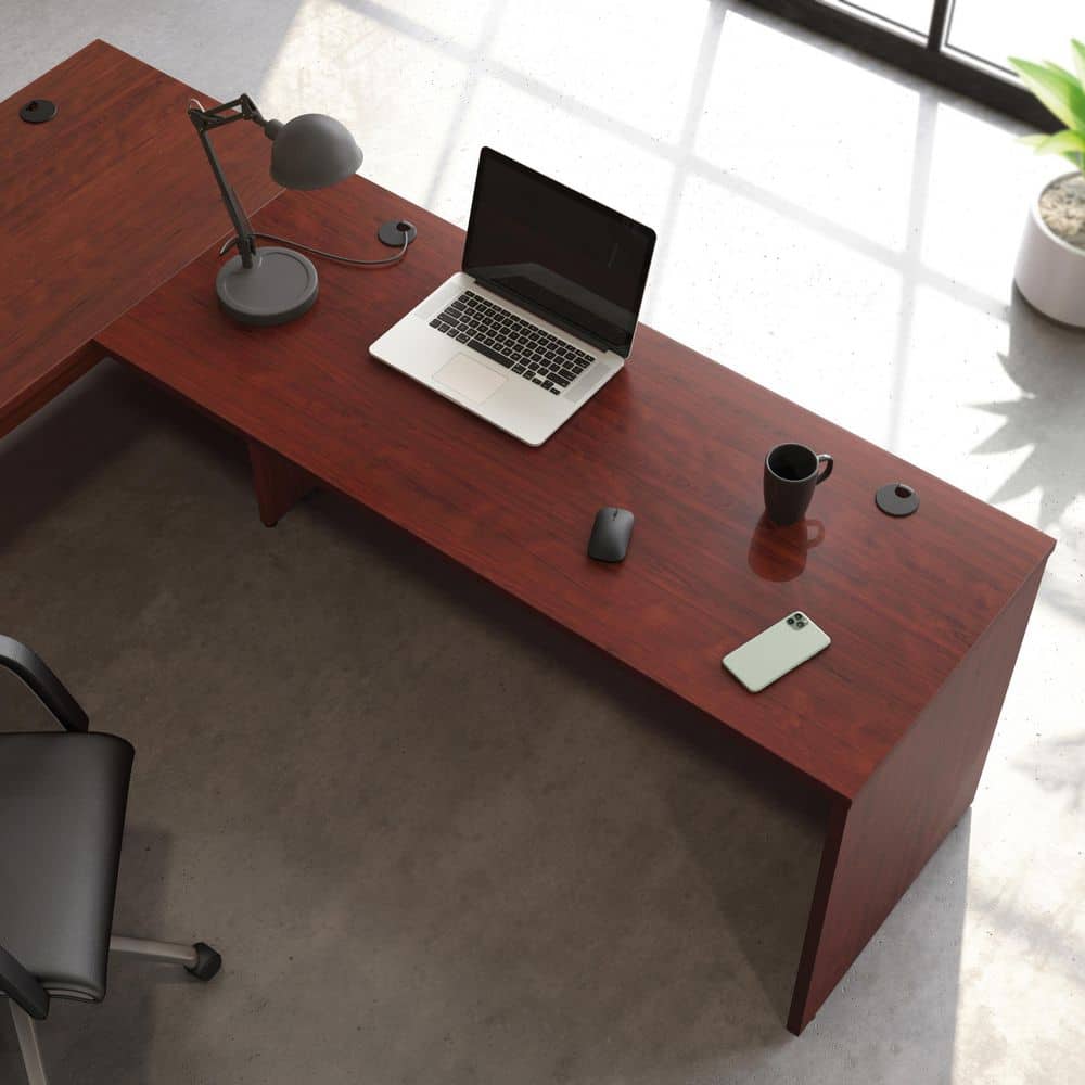 Classic Cherry Engineered Wood 60" Commercial Office Desk