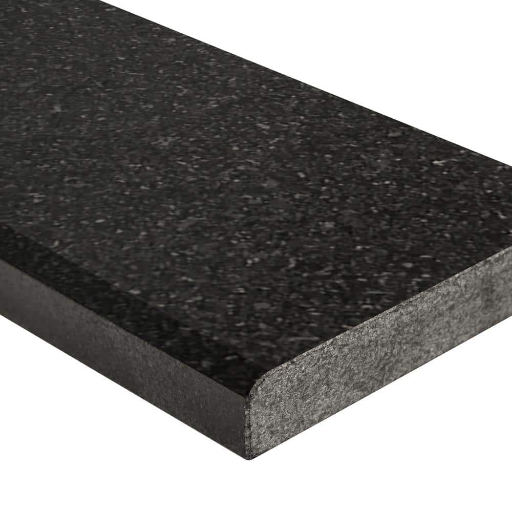 Premium Black 4 in. x 36 in. Honed Granite Double Beveled Threshold Tile ( 3 lin. ft./Each) price history on PriceWatchPro