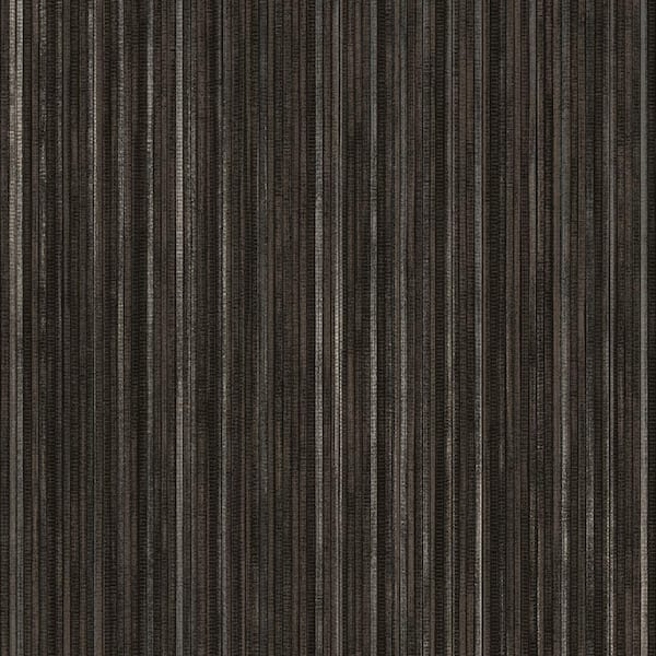 Grasscloth Black Linen Peel and Stick Vinyl Wallpaper Sample