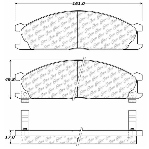 Centric Parts Disc Brake Pad Set