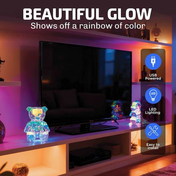 BETTERBEAM Prisma Multicolor Integrated LED Teddy Bear Night Light