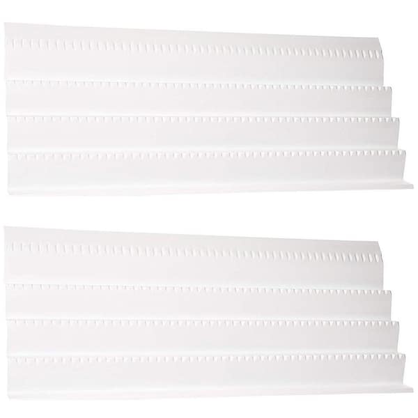 Rev-A-Shelf Universal Spice Drawer Organizer Insert Tray White (2-Pack)