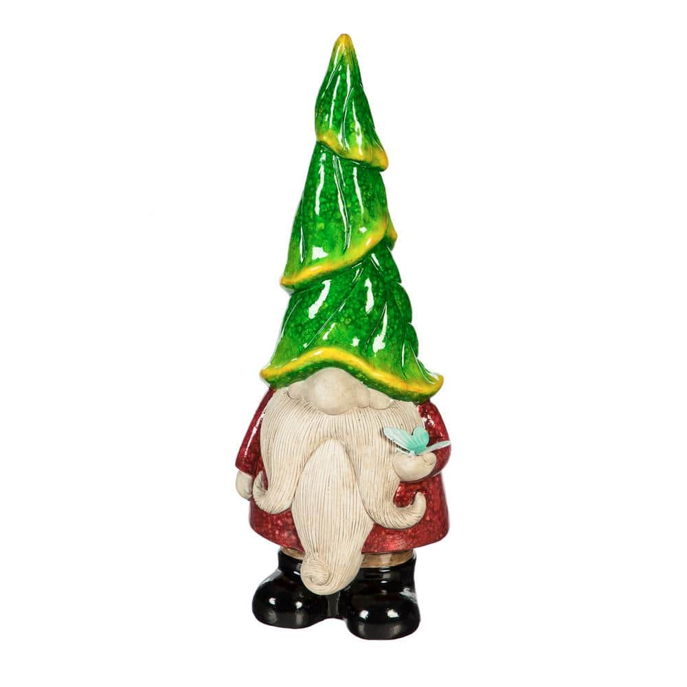 Evergreen 24 in. H Bumble Bee Gnome Garden Statuary 84G3393 - The Home Depot