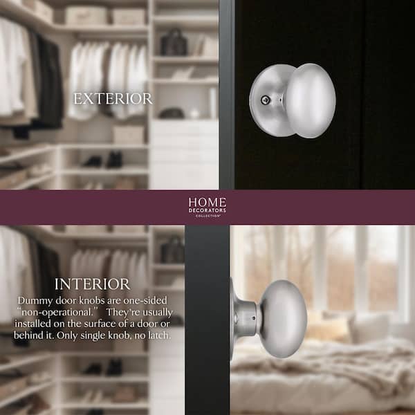 Beale Satin Nickel Dummy Door Knob