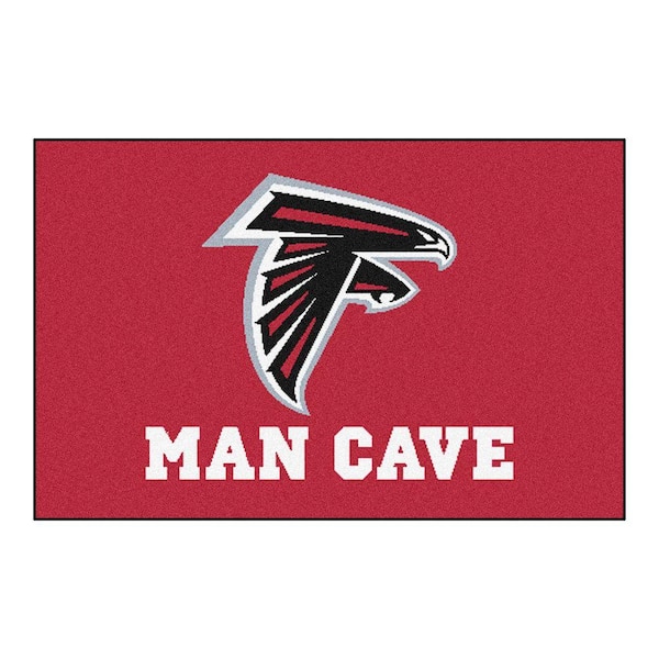 FANMATS NFL Atlanta Falcons Red Man Cave 2 ft. x 3 ft. Area Rug
