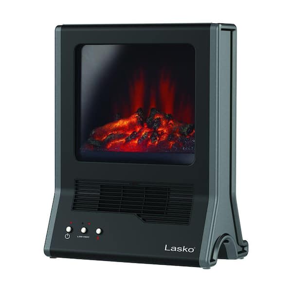 Lasko Ultra 1500 Watt Electric Ceramic, Small Room Fireplace Heater