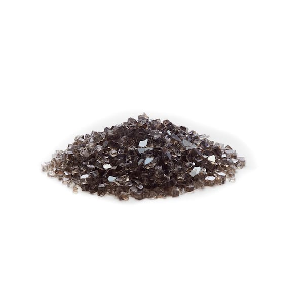 EXOTIC Fire Glass 1/4 in. Bronze Tempered Reflective Fire Glass (25 lbs. Bag)