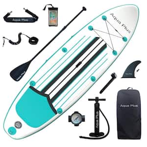 Ultra Portable 132 in. Graffiti White PVC Inflatable Paddleboard with Accessories