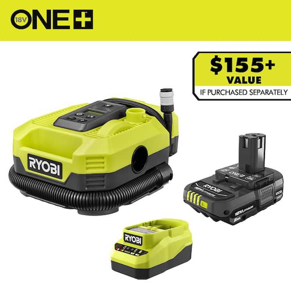 ONE+ Dual Function Inflator with 2.0 Ah Battery and Charger Kit
