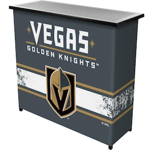 Vegas Golden Knights Logo Black 36 in. Portable Bar