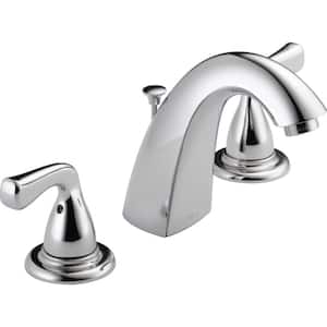 Foundations 8 in. Widespread 2-Handle Bathroom Faucet in Chrome