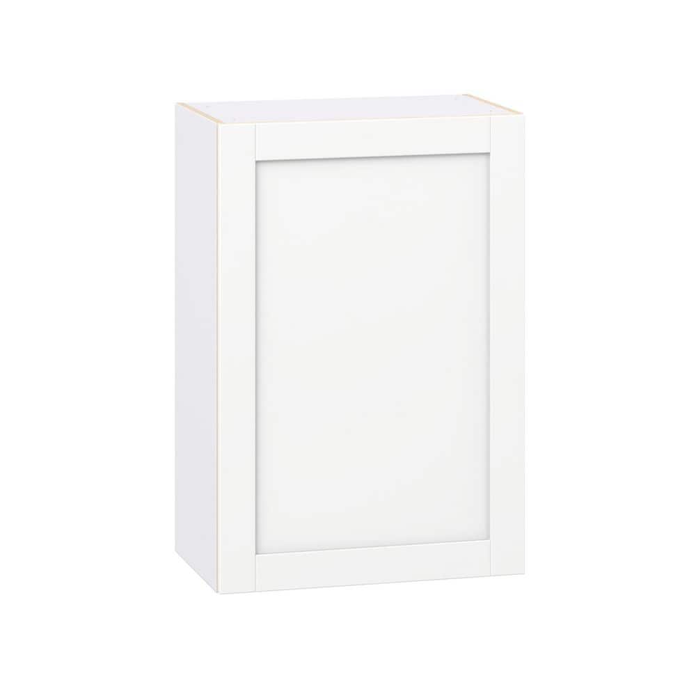 Milton 24 in. W x 14 in. D x 35 in. H Assembled Shaker Wall Kitchen Cabinet in Bright White price history on PriceWatchPro