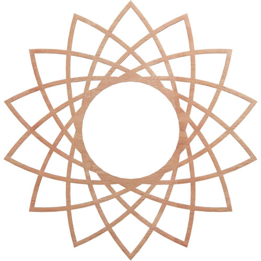 30 in. x 30 in. x 1/4 in. Eleanor Wood Fretwork Pierced Ceiling Medallion, Cherry price history on PriceWatchPro