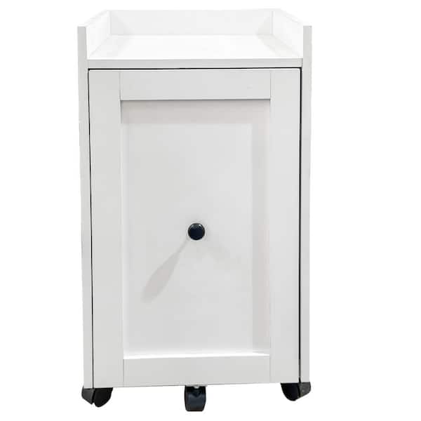 Pantry Organizer Sliding Snack Cabinet Multi-Layer Soda Can Organizer with Wheels Mobile Snack Storage Rack