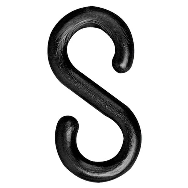 1.5 in. Black S-Hook (25-Pack)