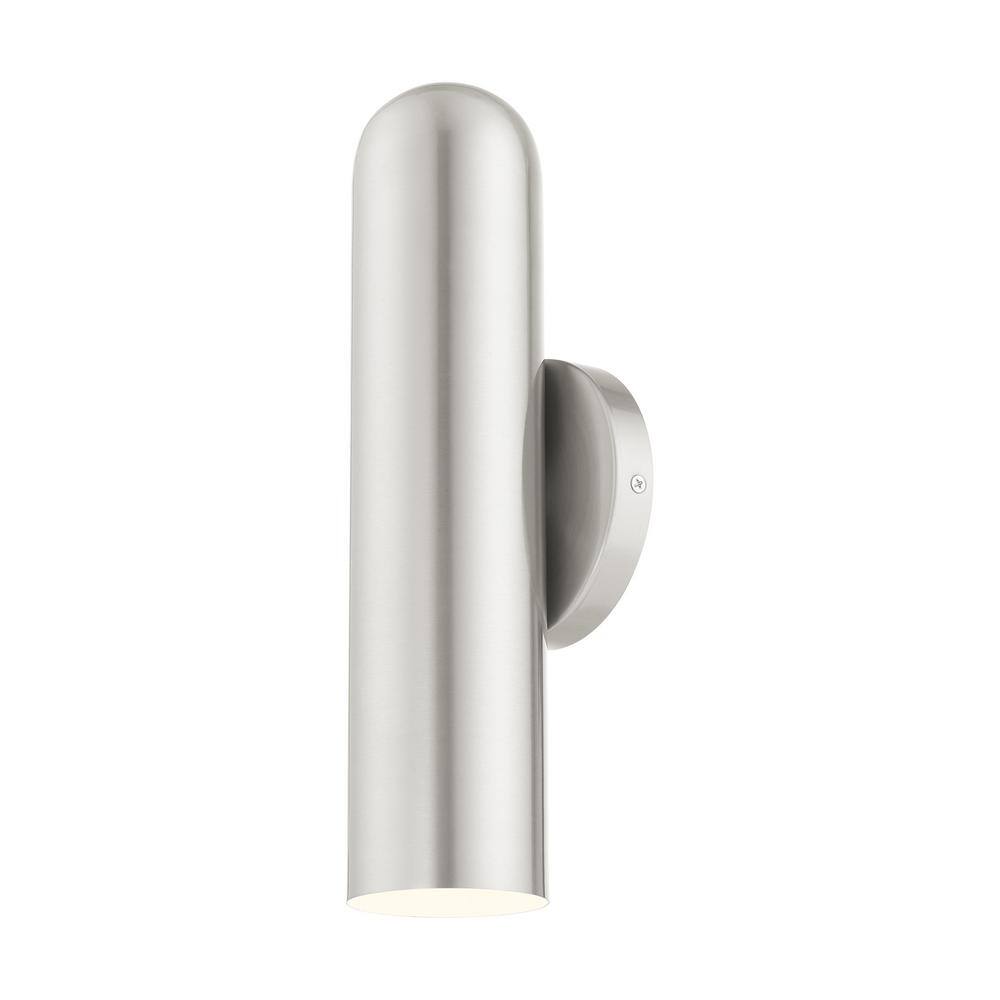 Elegant Ardmore Brushed Nickel 1-Light Sconce with Hand-Welded Shade