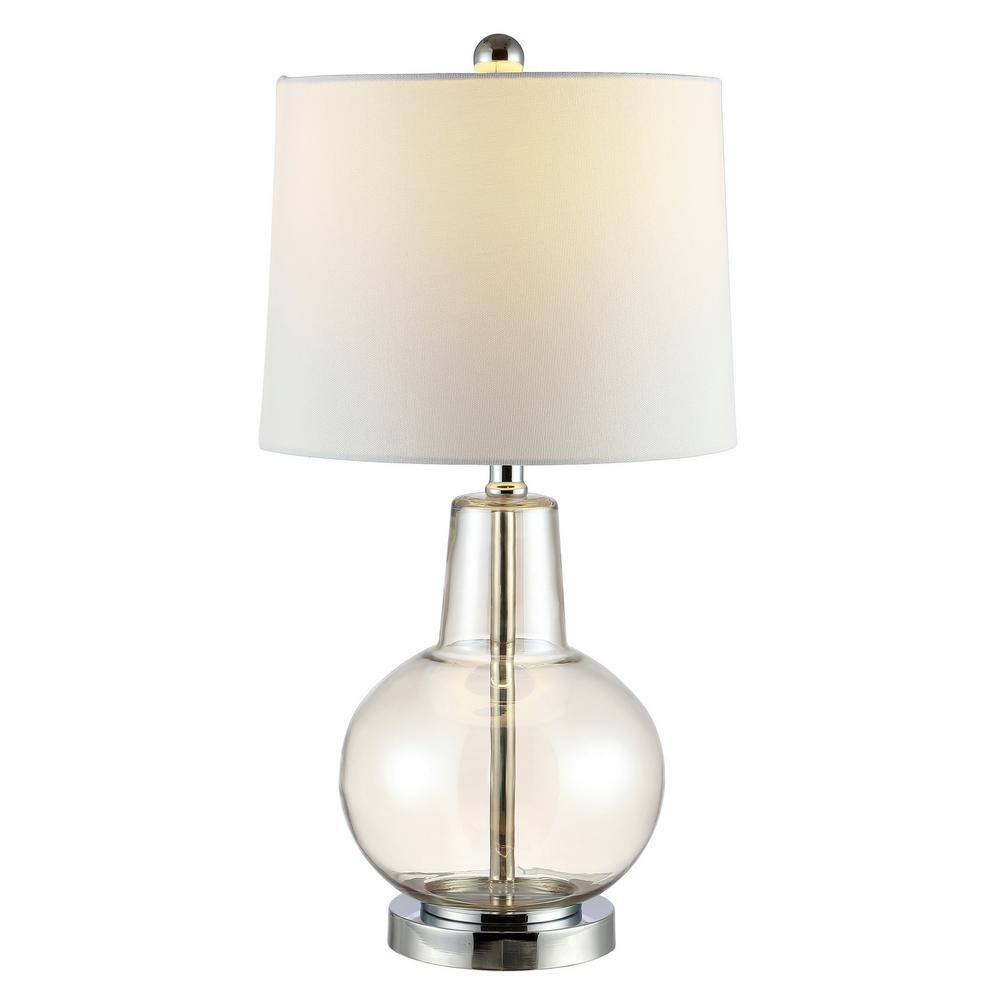 Atlas 16" Mercury Luster Glass Contemporary Table Lamp