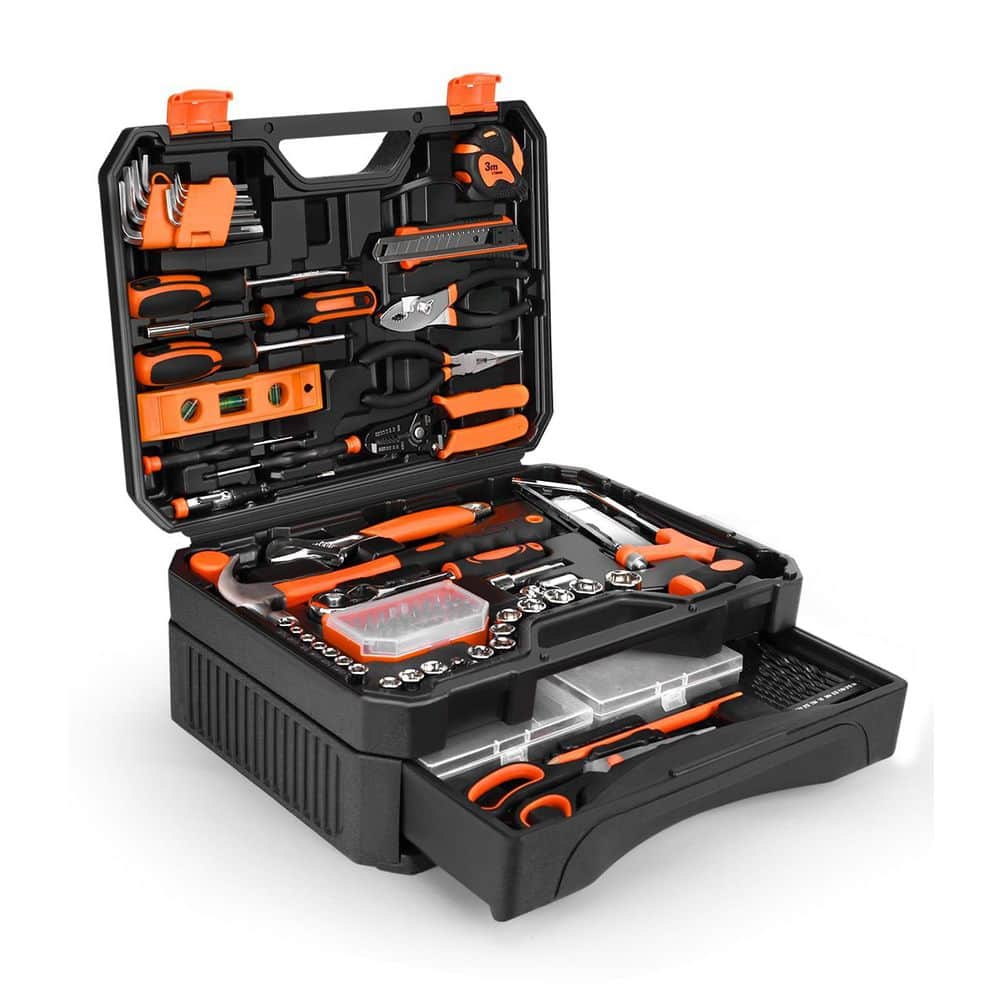328-Piece Carbon Steel Tool Set, Tool Kit Toolbox Storage Case with Drawer, General Household Hand Tool Kit price history on PriceWatchPro