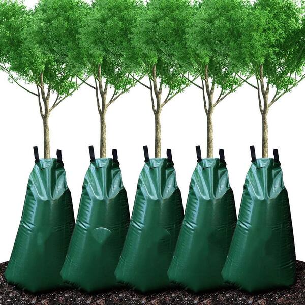arbor rain tree bag Garden Armor 20 Gallon Slow-Release Watering Easily Hidden Treegator Drip Irrigation Bags