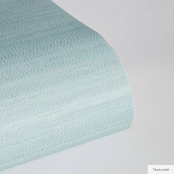 ティムページ Tempaper Seaglass Faux Horizontal Grasscloth Vinyl Peel and Stick