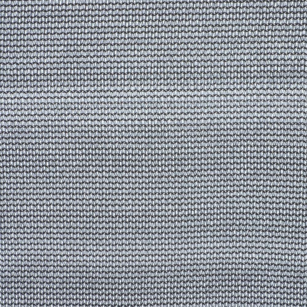Grey 20' x 13' High-Density Polyethylene Outdoor Sun Shade Sail