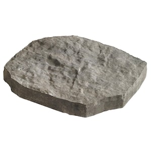 Epic Stone 15.75 in. x 13.78 in. x 2 in. Gray Charcoal Irregular Concrete Step Stone