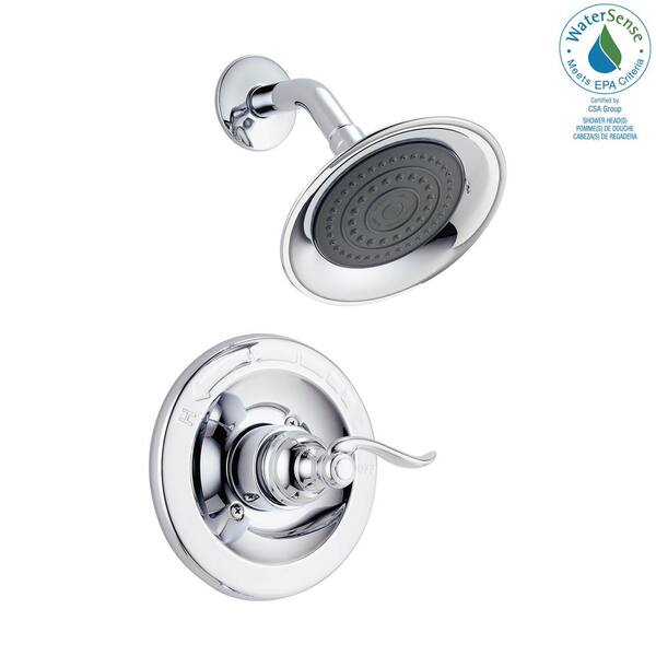 Delta Windemere 1 Handle Shower Only Faucet Trim Kit In Chrome Valve Not Included Bt14296 The Home Depot