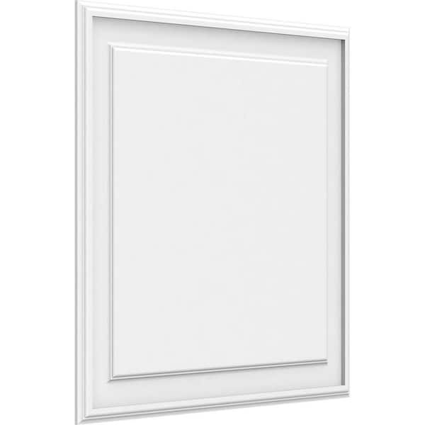 Ekena Millwork 32"W x 18"H x 5/8"P Legacy Raised Panel Decorative Wall Panel