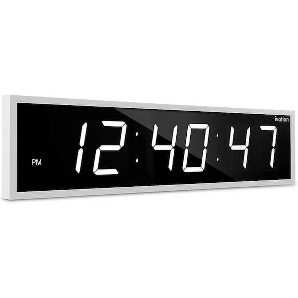 Flip Clock Retro Digital Flip Down Clock Battery Operated Clock for Home  Office Décor (Front White) : : Home & Kitchen