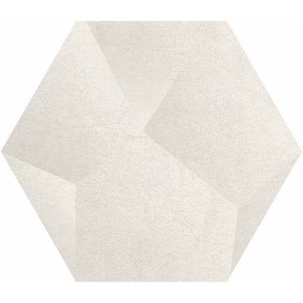 Hexagon Breeze Diamond Matte 8.5 in. x 10 in. Concrete Look Porcelain Floor and Wall Tile (12.49 sq. ft./Case)