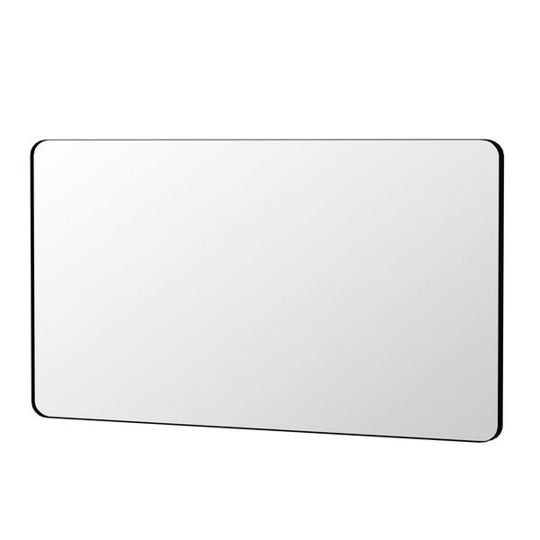 Hpeytaire 72 in. W x 40 in. H Rectangular Rounded Corner Aluminum