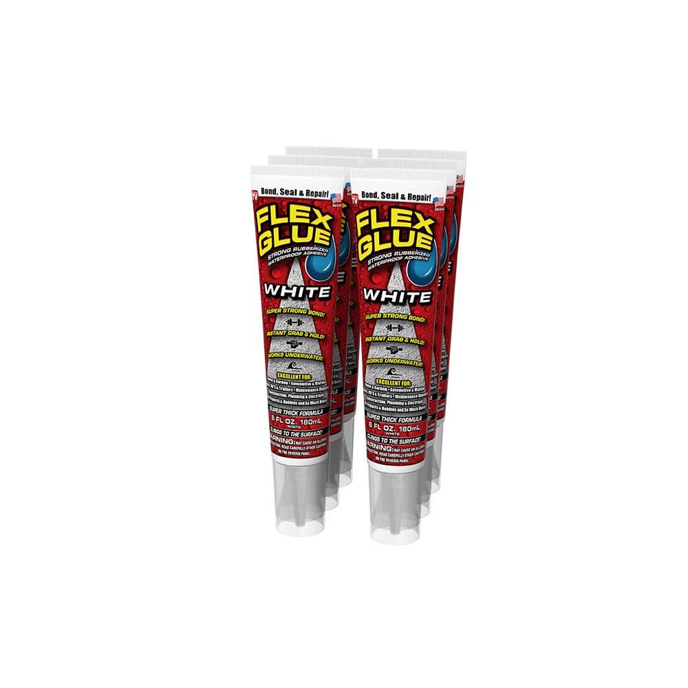 Flex Glue Mini Strong Rubberized Waterproof Adhesive, 0.6 oz, Clear
