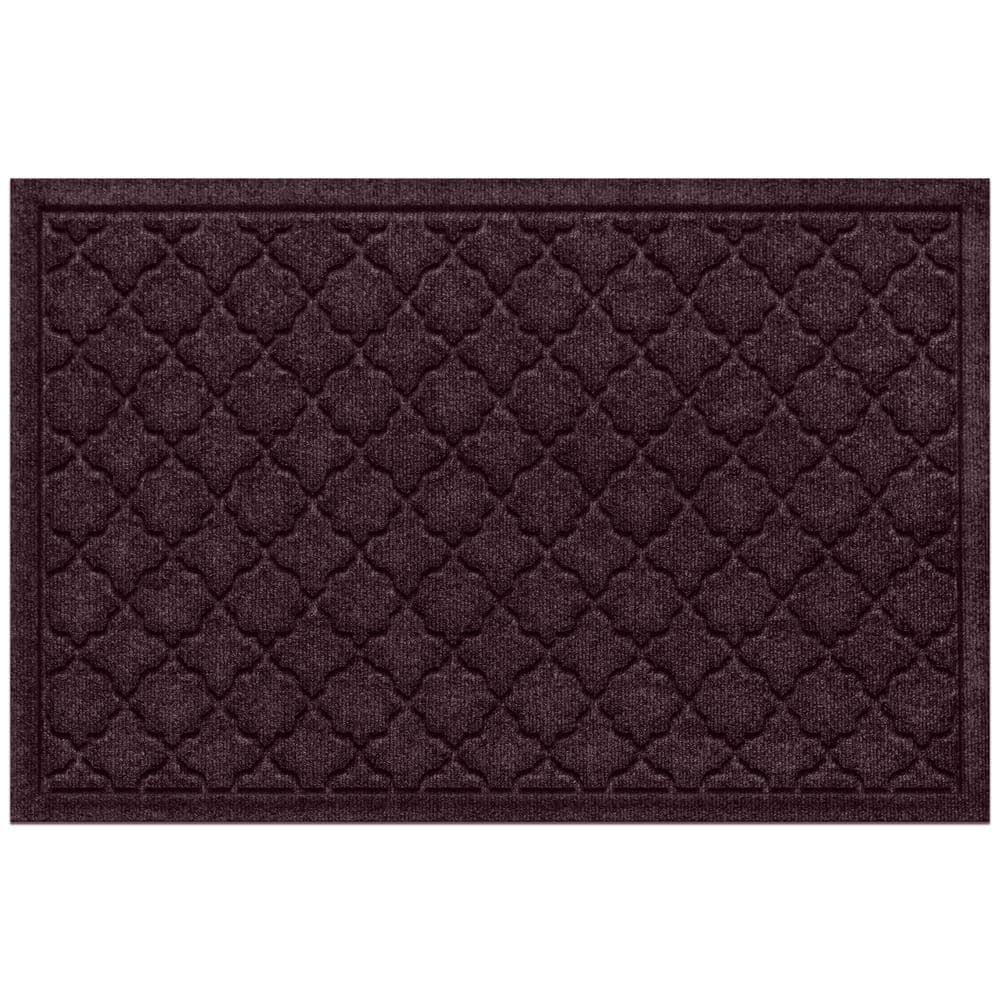 Waterhog Cordova 23 in. x 35 in. PET Polyester Indoor Outdoor Mat Bordeaux