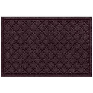 Waterhog Cordova 23 in. x 35 in. PET Polyester Indoor Outdoor Mat Bordeaux