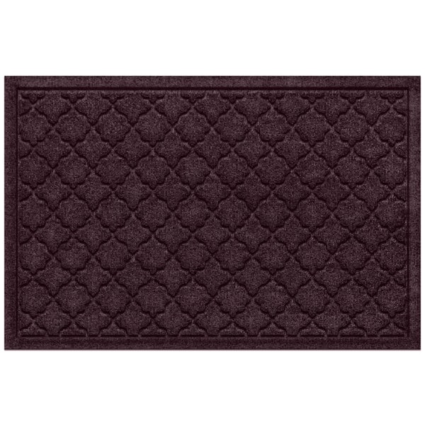 Waterhog Cordova 23 in. x 35 in. PET Polyester Indoor Outdoor Mat Bordeaux