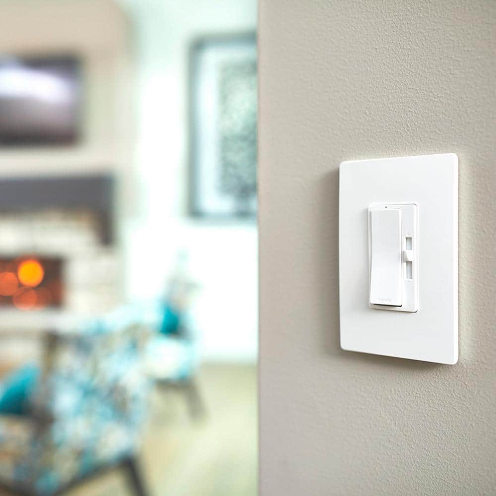 Legrand Multicolored Single Pole/3-Way Dimmer Switch with Slide Control