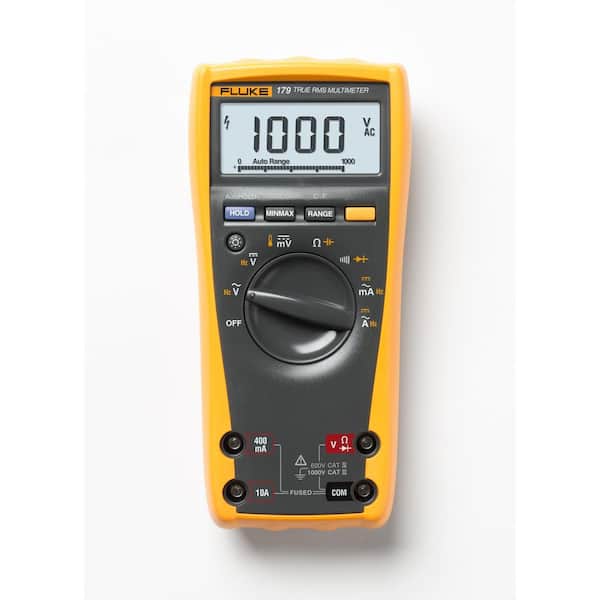 FLUKE 179 Digital Multi-meter 6000-Count DMM with Backlight and Temperature Measurement