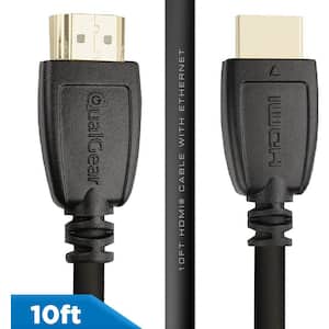 High Speed HDMI 2.0 Cable with Ethernet, 10 ft.