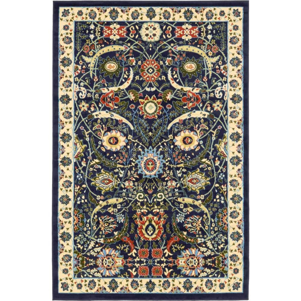 Espahan Cape Cod Navy Blue 5' 0 x 8' 0 Area Rug price history on PriceWatchPro