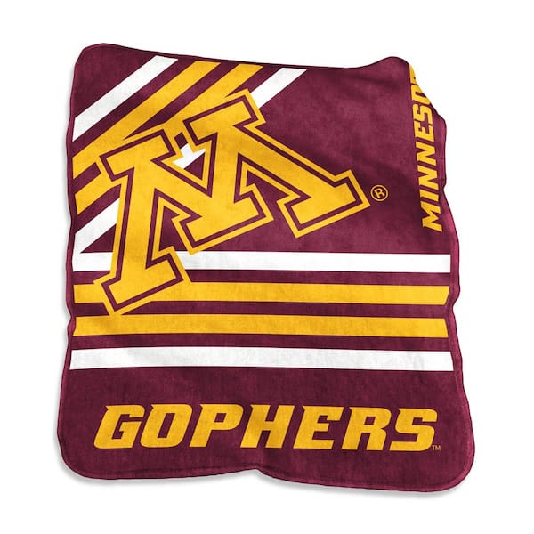 logobrands Minnesota Multi-Colored Raschel Throw