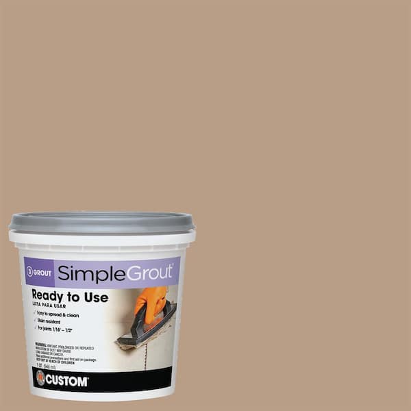 Custom Building Products SimpleGrout #380 Haystack 1 qt. Pre-Mixed Grout