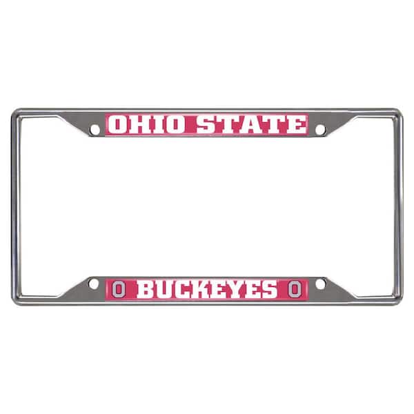 FANMATS NCAA - Ohio State University License Plate Frame