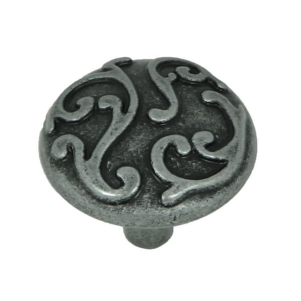 Stone Mill Hardware Ivy 1-1/8 in. Swedish Iron Round Cabinet Knob