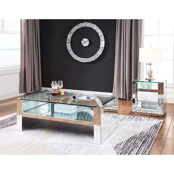 Mirror end store table set