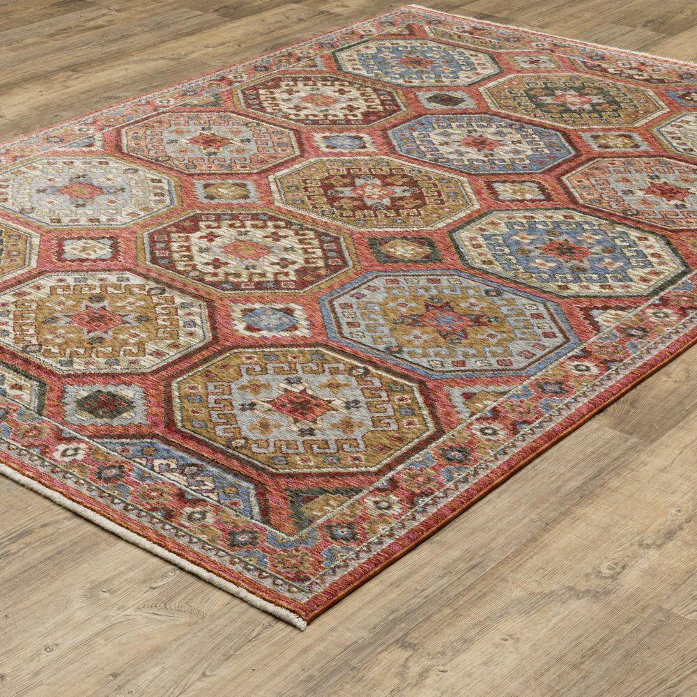 5' X 8' Red Medallion Area Rug With Fringe price history on PriceWatchPro