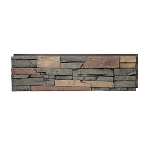 Stacked Stone Stratford 12 in. x 42 in. Faux Stone Siding Panel