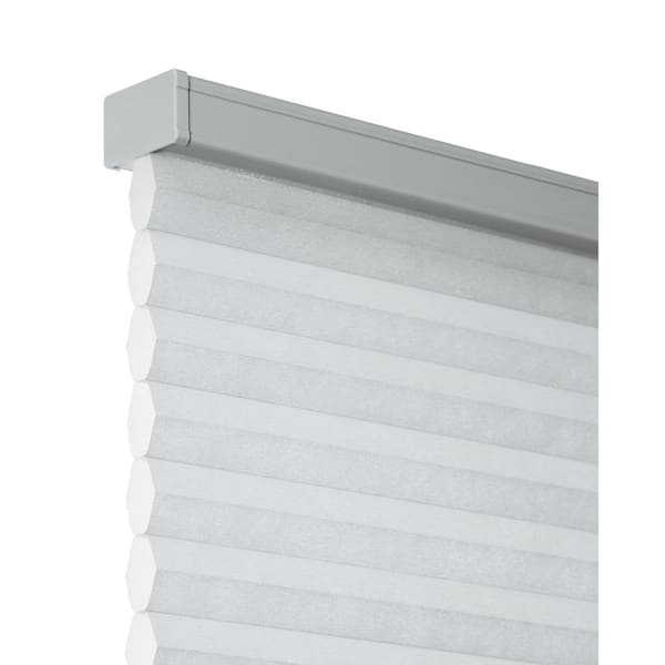 Chicology Cut-to-Size Light Grey Cordless Light Filtering Insulating Polyester Cellular Shade 66.5 in. W x 48 in. L