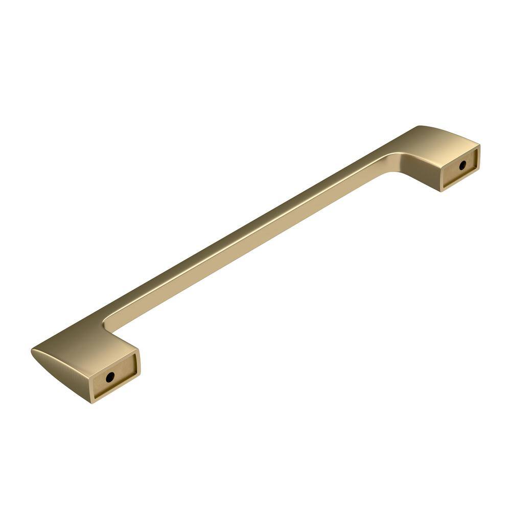 Golden Champagne Modern Steel Bar Pull with Mounting Hardware